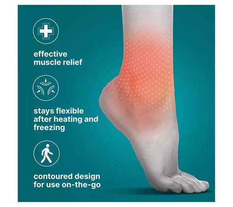 Homedics Hot And Cold Gel Ankle Recovery Sleeve QVC