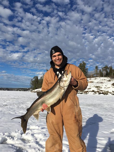 St Time Ice Fishing For Lake Trout R Fishing