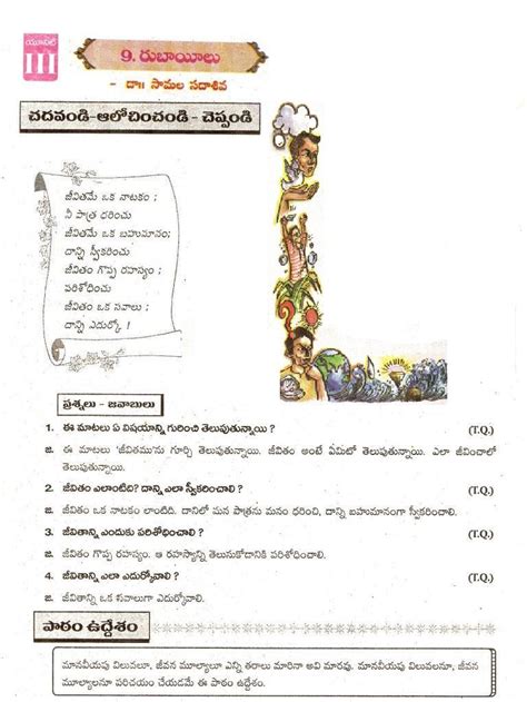 Ganti Telugu Educate Academy Th Class Unit Lesson Rubaayelu Notes