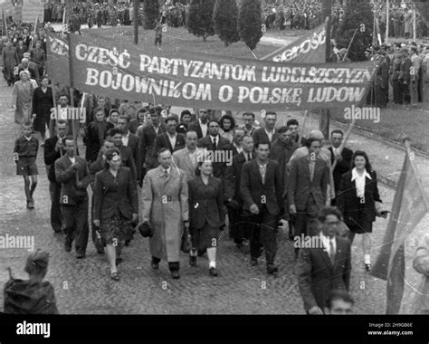 Lublino 1948 06 13 Obchody czwartej rocznicy najwiêkszej na