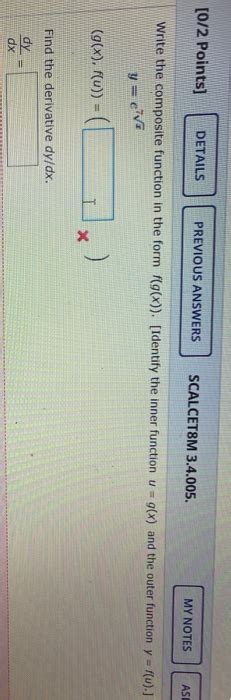 Solved Points Details Previous Answers Scalcet M Chegg