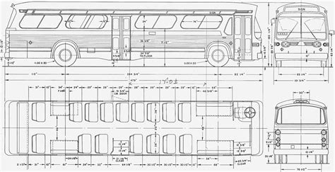 GM New Look bus TDH-5301 Blueprint - Download free blueprint for 3D ...