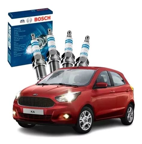 Kit Jogo Bosch 4 Velas De Ignição Ford Ka Focus Fiesta Sedan MercadoLivre