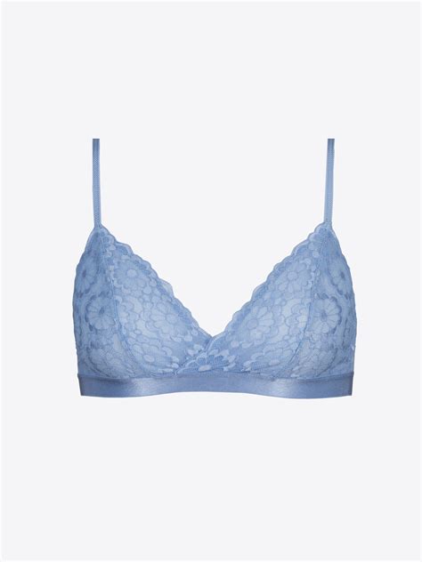 Edith Bralette Brunnera Blue Kr CHANGE Lingerie
