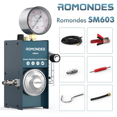 Romondes Sm Car Smoke Leak Detector Automotive Evap Smoke Machine