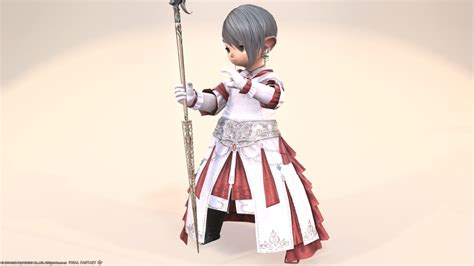 White Mages AF5 Equipment Ribbon Robe Theophany Series Lalafell Boy