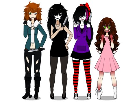 Kisekae Creepypasta Girls By Karinagestranha On Deviantart