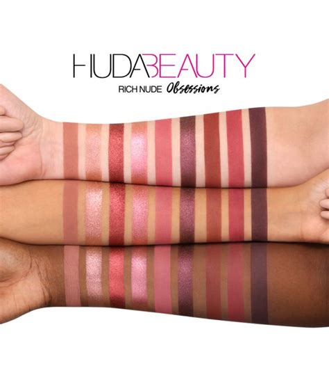 Huda Beauty Multi Rich Nude Obsessions Eyeshadow Palette Harrods Uk