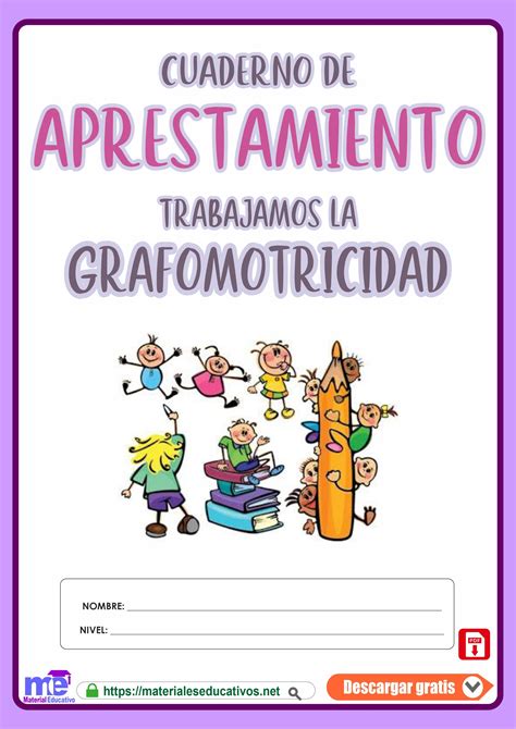 Cuaderno De Aprestamiento Trabajamos La Grafomotricidad Materiales