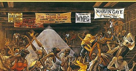 “sugar Shack” By Painter Ernie Barnes Sold For 15 3 Million At Auction Album On Imgur