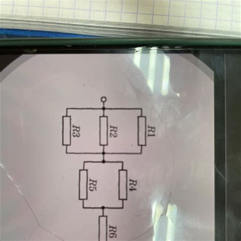 •По на рисунке, общее сопротивление электрической цепи, если R,=15Ом, R ...