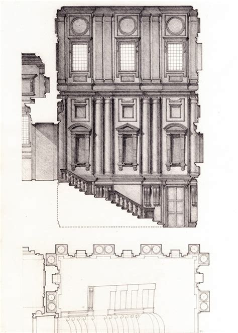 Michelangelo Vestibule Of The Laurentian Library