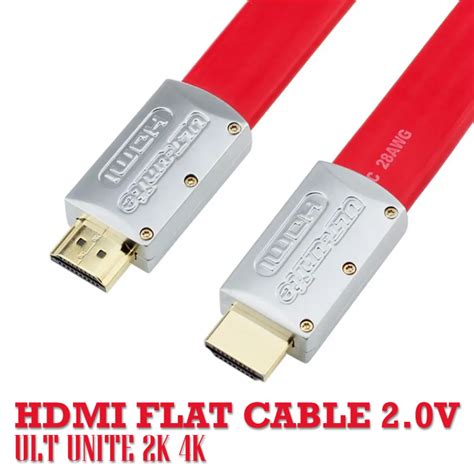 Hdmi Flat Cable Ult Unite V K K M High Speed Connectivity