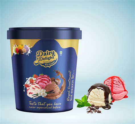 Ice Cream Container Design On Behance