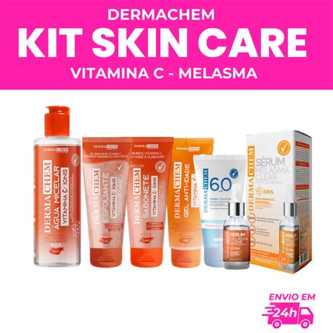 KIT SKIN CARE MELASMA CLEAR CLAREADOR DERMACHEM Shopee Brasil