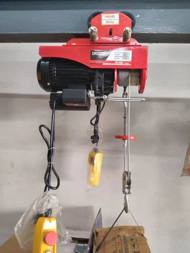 CROSSBEE Mini Electric Wire Rope Hoist 500 Kg For Industrial Model