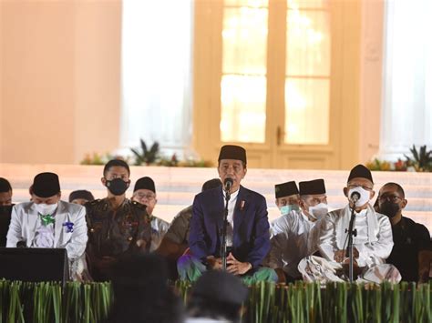 Foto Presiden Ajak Masyarakat Syukuri Situasi Bangsa Indonesia Di