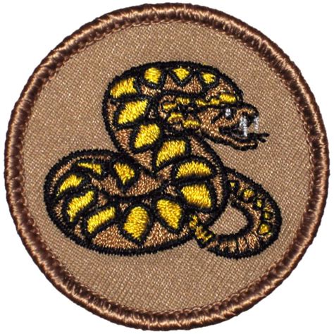 Striking Viper Patch 331 2 Inch Diameter Embroidered Patch Etsy