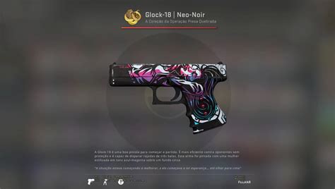 Glock 18 Neo Noir Bs Counter Strike Cs Dfg