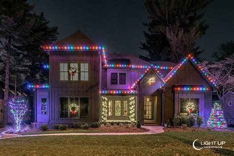 Modern Home With Multi Color Lights