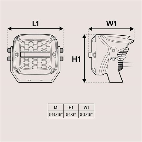 True Mods Cubo De Luz Led De W Para Conducci N Todoterreno Luz De