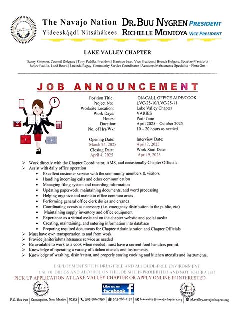 ANNOUNCEMENT | Lake Valley