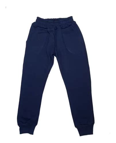 Pantalón Jogging Niño Doble Frisa Con Puño Talles Juveniles MercadoLibre