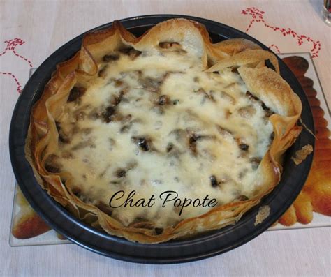 Tarte Croustillante Champignons Mozzarella De Cyril Lignac