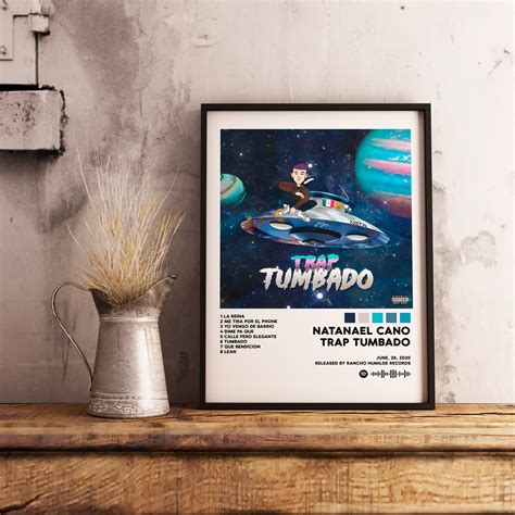 Natanael Cano Trap Tumbado Digital Printable Album Cover Poster