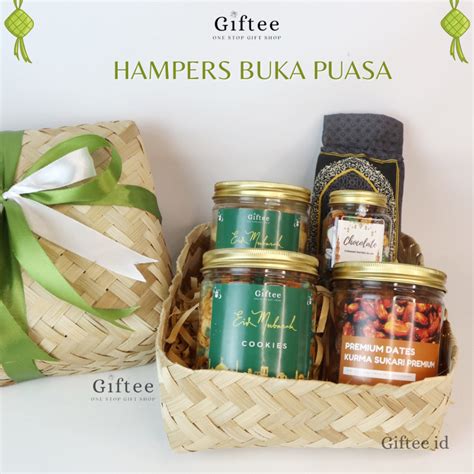 Jual Hampers Buka Puasa Besek Isi Snack Kurma Sajadah Travel Snacks Mix