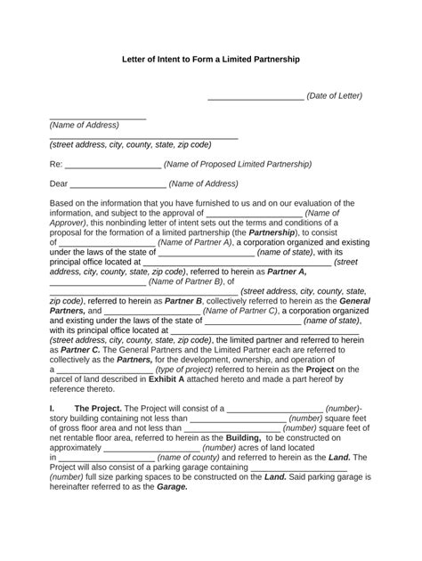 Letter Of Intent To Reenlist Template