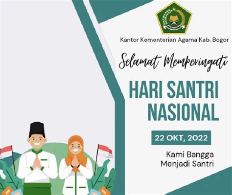 60 Bingkai Twibbon Hari Santri 2022 Lengkap Susunan Acara Dan Pidato