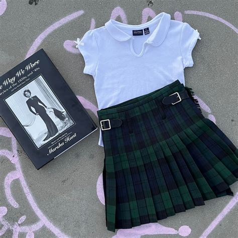 Charming and Playful Kilt School Uniform Skirt - Etsy