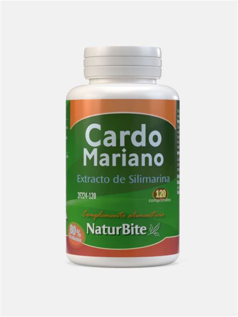 Extrato de Silimarina Cardo Mariano 120 cápsulas NaturBite