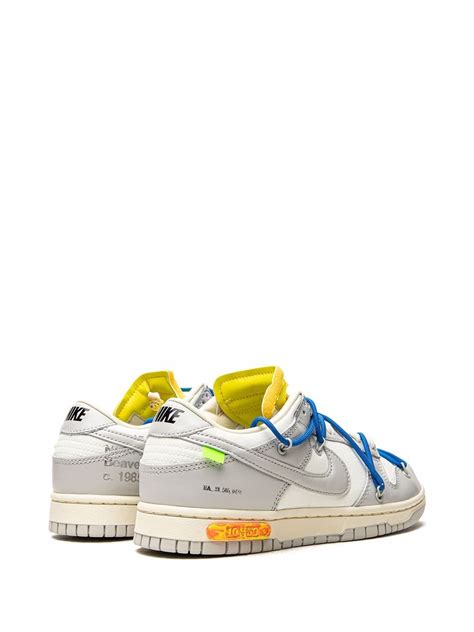 Nike X Off White Tenis Bajos Dunk De Nike X Off White Blanco