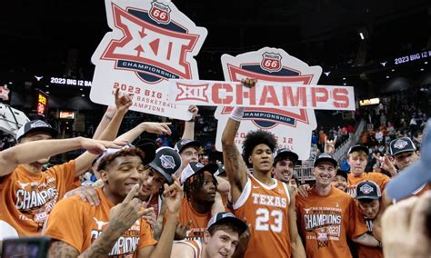 Texas Basketball Big 12 Championship Gear And March Madness Apparel