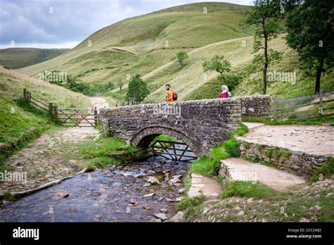 Jacobs Ladder Edale In The Derbyshire Peak District England Stock