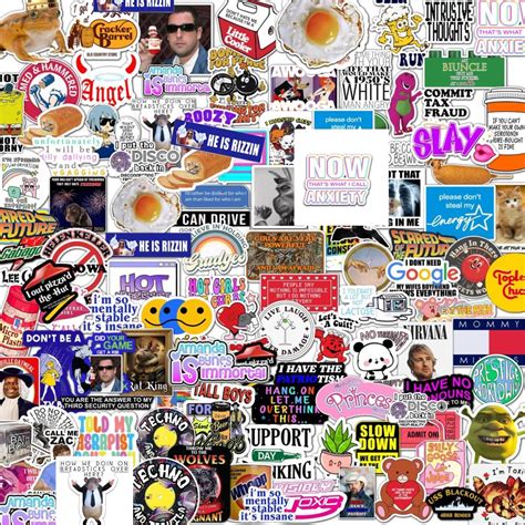 amazoncom pcs funny stickers meme large sticker pack  laptop