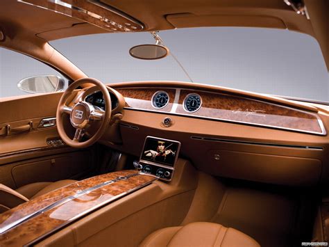 Скачать фотообои для рабочего стола: кожанный салон машины, Bugatti ...