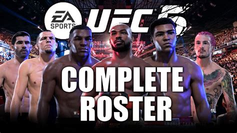 Ea Ufc 5 Official Roster Revealed Youtube