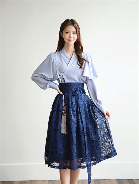 Modern Hanbok Jeogori Jacket Woman Female Korea Hanbok Dress Etsy