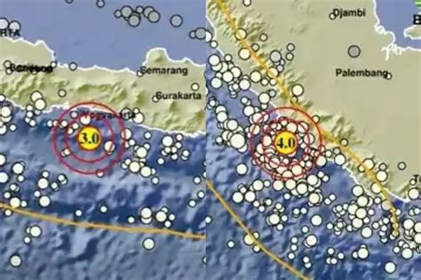 Cilacap Jawa Tengah Seluma Bengkulu Dan Sanan Maluku Utara Diguncang