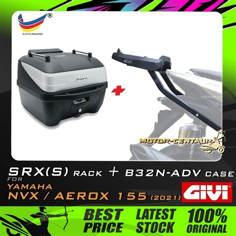 Set Kombo Kotak Box Givi B N Adv Top Case Givi Yamaha Nvx