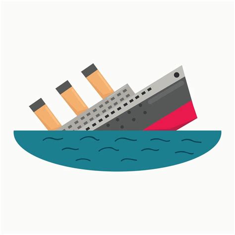 Titanic icon isolated vector illustration 40957019 Vector Art at Vecteezy