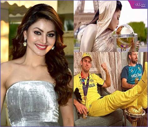 Urvashi Rautela criticized Marsh for disrespecting the World Cup 2023 ...