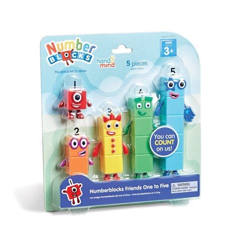 Numberblocks 1 5 Figures H2m95356