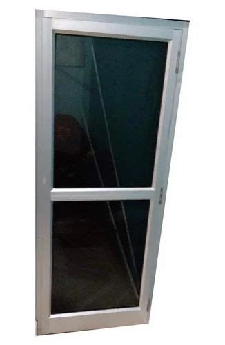 Silver Aluminium Glass Hinged Door For Home Height 80 Inch At Rs 280