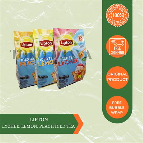 Jual Lipton Iced Tea Peach Lychee Lemon Instant Powder 510 Gr Lipton Bubuk Serbuk Powder Minuman