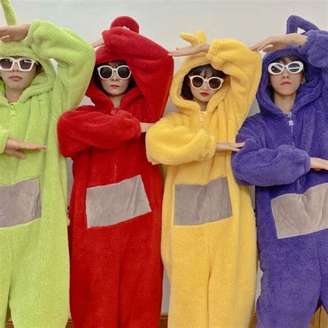 Jual BAJU KOSTUM ONESIE PIYAMA TELETUBBIES TINKY WINKY DIPSY LALA POO