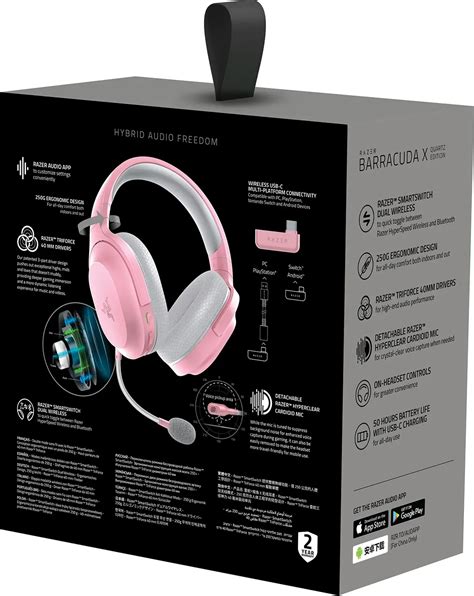 Razer Casque gaming sans fil Barracuda X Rose Livré demain Krëfel